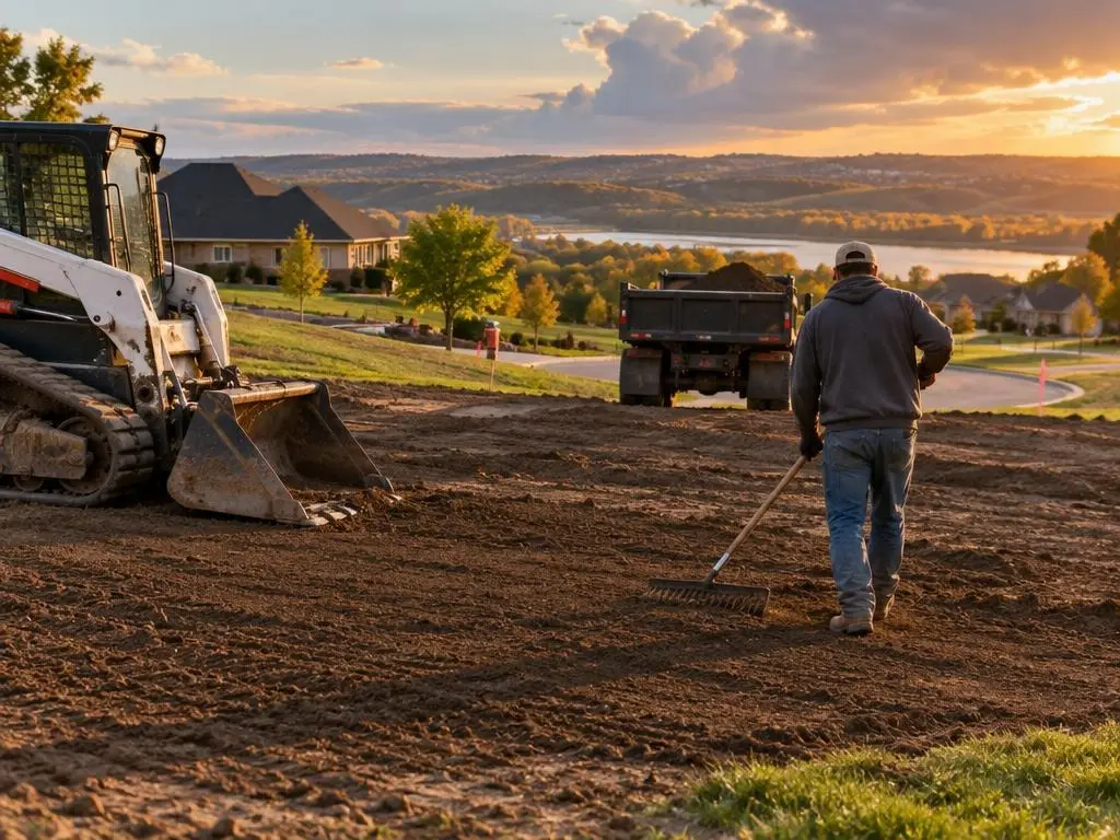 Grading & Topsoil Prep in Omaha, NE