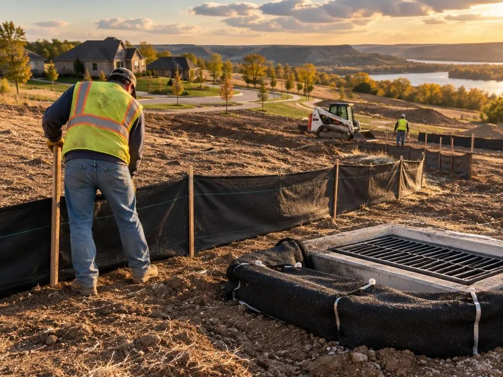 Silt Fence & Inlet Protection in Omaha, NE
